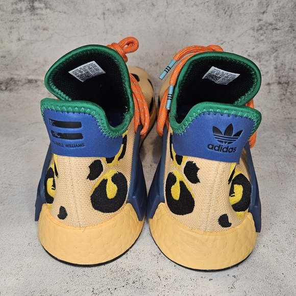 Adidas × Pharrell NMD HU Leopard Pulse Amber / Mens Size 10.5 - Picture 4 of 11